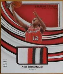 Ayo Dosunmu [Patch Autograph Red] #117 Basketball Cards 2021 Panini Immaculate Collection Prices