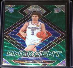Josh Giddey [Green Wave] #7 Basketball Cards 2021 Panini Prizm Emergent Prices