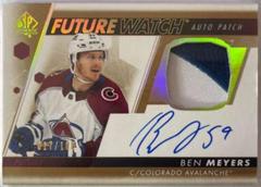 Ben Meyers Hockey Cards 2022 SP Authentic Future Watch Autograph Patch Prices