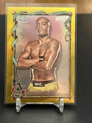 Anderson Silva [Gold Refractor] #AAG-25 Ufc Cards 2024 Topps Chrome UFC Allen & Ginter Prices