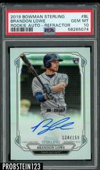 Brandon Lowe [Refractor] #BL Baseball Cards 2019 Bowman Sterling Rookie Autographs Prices