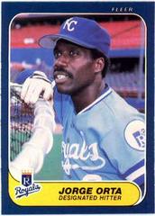 Jorge Orta #17 Baseball Cards 1986 Fleer Prices