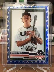 Ethan Holliday [Blue] Baseball Cards 2023 Panini Stars & Stripes USA Prices