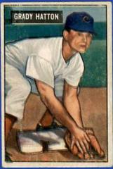 Grady Hatton #47 Baseball Cards 1951 Bowman Prices