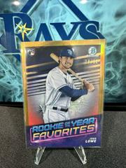 Josh Lowe [Gold] Baseball Cards 2022 Bowman Rookie of the Year Favorites Prices
