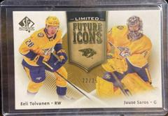 Eeli Tolvanen, Juuse Saros [Limited] Hockey Cards 2021 SP Authentic Future Icons Prices