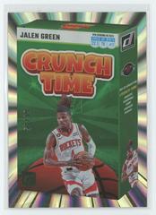 Jalen Green [Laser] #9 Basketball Cards 2023 Panini Donruss Crunch Time Prices