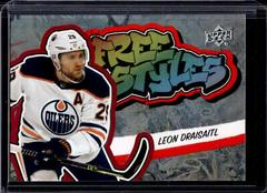 Leon Draisaitl [Red] Hockey Cards 2022 Upper Deck Freestyles Prices