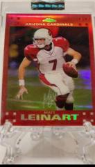 Matt Leinart [Red Refractor] Football Cards 2007 Topps Chrome Prices