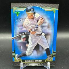 Giancarlo Stanton [Sapphire] #39 Baseball Cards 2022 Topps Triple Threads Prices