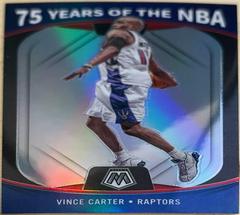 Vince Carter #94 Basketball Cards 2021 Panini Mosaic 75 Years of the NBA Prices