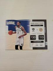 Kevin Durant #13 Basketball Cards 2021 Panini Contenders Game Night Ticket Prices
