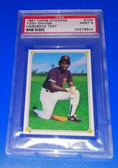 Tony Gwynn [Hardback Test] #106 Baseball Cards 1987 Topps Stickers Prices