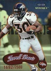Terrell Davis #155 Football Cards 1999 Fleer Mystique Prices