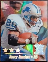 Barry Sanders [3 Star Rainbow] #13 Football Cards 1999 Topps Stars Starcards Prices