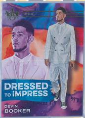 Devin Booker #8 Basketball Cards 2022 Panini Court Kings Dressed to Impress Prices