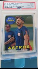 Carlos Correa #CC Baseball Cards 2018 Topps Heritage Real One Autographs Prices