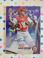 Raudy Read [Purple] Baseball Cards 2017 Bowman Platinum Top Prospects Autographs Prices