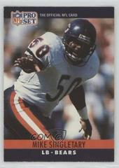 Mike Singletary Football Cards 1990 Pro Set FACT Cincinnati Prices