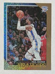 Paul George [Gold] #10 Basketball Cards 2018 Panini Hoops Prices