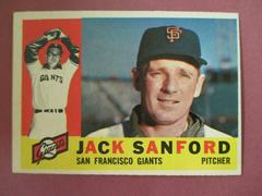 Jack Sanford #165 Baseball Cards 1960 Topps Prices