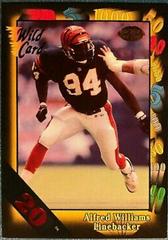 Alfred Williams [20 Stripe] #84 Football Cards 1991 Wild Card Prices