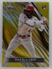 Elly De La Cruz [Gold Refractor] #17 Baseball Cards 2024 Topps Chrome Black Prices