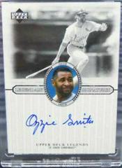 Ozzie Smith Baseball Cards 2000 Upper Deck Legends Legendary Signatures Prices