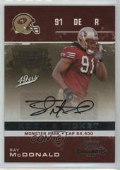 Ray McDonald [Autograph] #210 Football Cards 2007 Playoff Contenders Prices