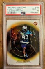 Dwight Freeney [Gold Refractor] #127 Football Cards 2002 Topps Pristine Prices