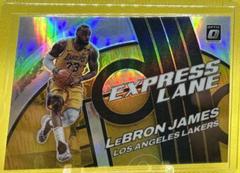 LeBron James [Gold] #6 Basketball Cards 2021 Panini Donruss Optic Express Lane Prices