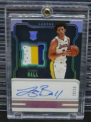 Lonzo Ball [Jersey Autograph Silver] Basketball Cards 2017 Panini Dominion Prices