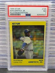 Ken Griffey Jr. #105 Baseball Cards 1990 Star Platinum Edition Prices
