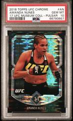 Amanda Nunes [Pulsar] #UFCM-AN Ufc Cards 2018 Topps UFC Chrome Museum Collection Prices