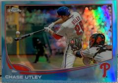 Chase Utley [Blue Refractor] #103 Baseball Cards 2013 Topps Chrome Prices