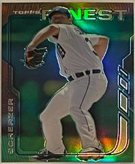 Max Scherzer [Green Refractor] #11 Baseball Cards 2014 Finest Prices