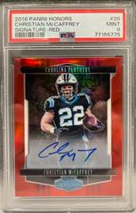 Christian McCaffrey [Signature Red] #26 Football Cards 2018 Panini Honors Prices