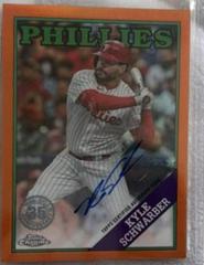 Kyle Schwarber [Orange] #88CA-KS Baseball Cards 2023 Topps Chrome Update 1988 Autographs Prices