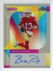 Brock Purdy [Prismatic Gray] #BA-BP1 Football Cards 2023 Leaf Vivid Autographs Prices