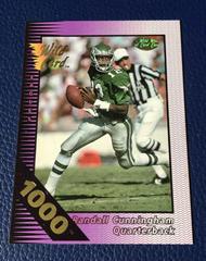 Randall Cunningham [1000 Stripe] Football Cards 1992 Wild Card Field Force Prices