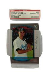 Adrian Gonzalez #86 Baseball Cards 2000 Bowman Draft Picks Prices