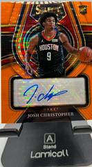 Josh Christopher [Orange Pulsar] Basketball Cards 2021 Panini Select Rookie Signatures Prices