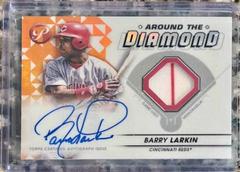 Barry Larkin [Orange] #ADR-BL Baseball Cards 2023 Topps Pristine Around the Diamond Autograph Relic Prices