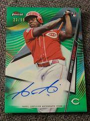 Aristides Aquino [Green Refractor] #FA-AA Baseball Cards 2020 Topps Finest Autographs Prices