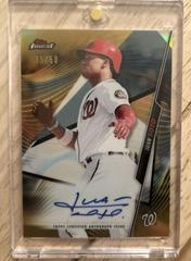 Juan Soto [Gold Refractor] #FA-JS Baseball Cards 2020 Topps Finest Autographs Prices