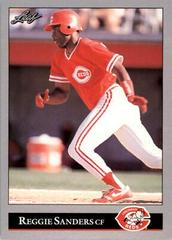 Reggie Sanders #360 Baseball Cards 1992 Leaf Prices
