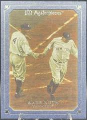 Babe Ruth [Blue Linen] Baseball Cards 2007 Upper Deck Masterpieces Prices