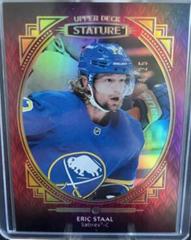 Eric Staal [Portrait Red] Hockey Cards 2020 Upper Deck Stature Prices