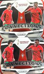 Joao Felix, Rafael Leao #24 Soccer Cards 2022 Panini Prizm World Cup Connections Prices