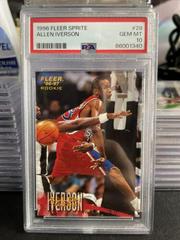 Allen Iverson #28 Basketball Cards 1996 Fleer Sprite Prices